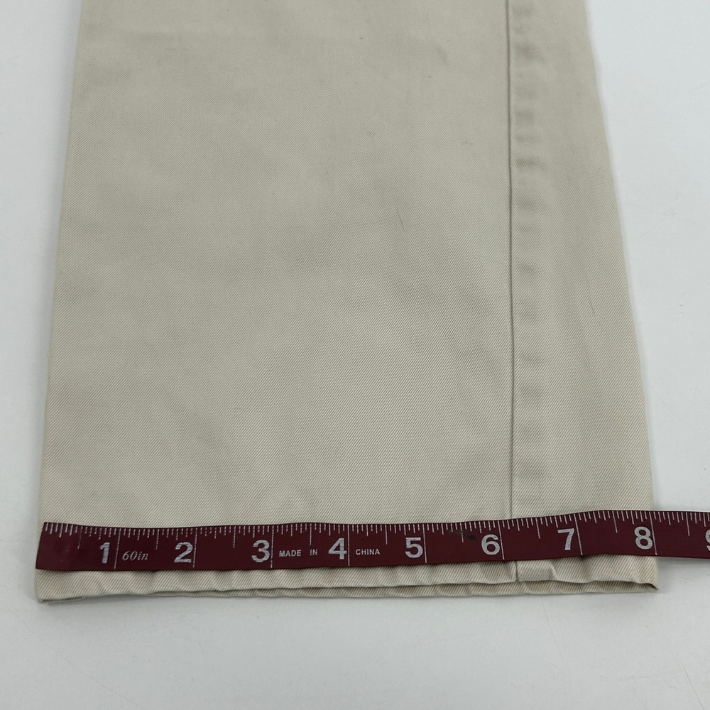 Peter Millar Pants Mens 36 Sand Pima Cotton Straight Leg 5-Pocket Golf - Picture 10 of 11